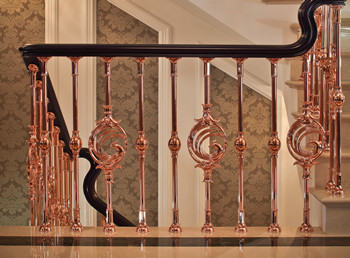 凤凰铜扶手
